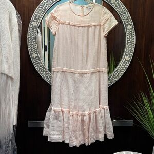 Paul and Joe Sister Pink stripe Midi Dress - made in France